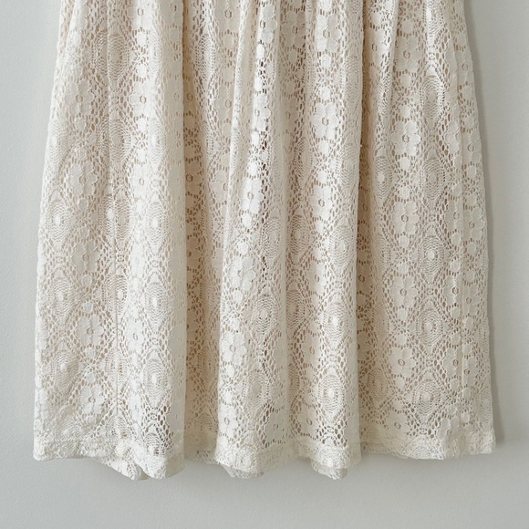 Mossimo Cream Lace Fit & Flare Skater Dress - Picture 13 of 16